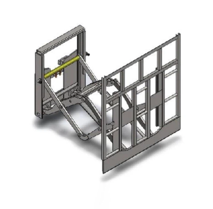 Potiskač za dodatke za viličarje s podnožjem