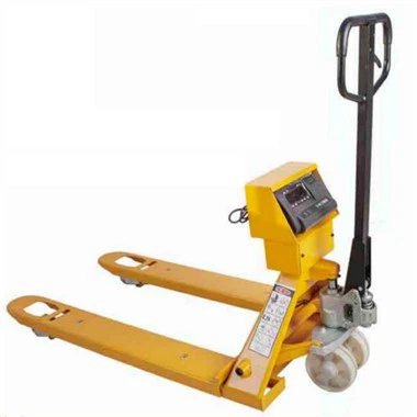 Paletni viličar z elektronsko tehtnico